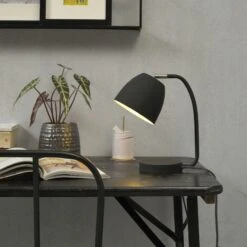 It's About RoMi Newport Lampe à Poser, Noire -EGLO || By Rydens || Lucande Soldes 10017159 2