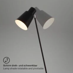 Lampe Sur Pied Ekko, Réglable, E27, Noir -EGLO || By Rydens || Lucande Soldes 10018178 6