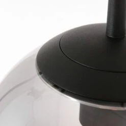 Lampe Sur Pied Bollique Abat-jour En Verre Fumé -EGLO || By Rydens || Lucande Soldes 10019215 4