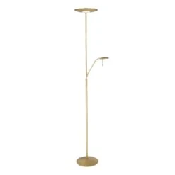 Lampadaire Indirect LED Zodiac Liseuse LED, Laiton
