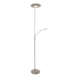 Lampadaire Indirect LED Zodiac Liseuse LED, Acier -EGLO || By Rydens || Lucande Soldes 10019395 2