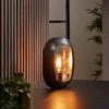 Lampe à Poser Kazumi, Noir-nickel/dorée, 30 cm -EGLO || By Rydens || Lucande Soldes 10020503