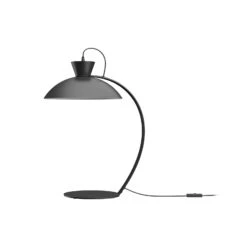 Aluminor Calao Lampe Table Arquée, Abat-jour Rond