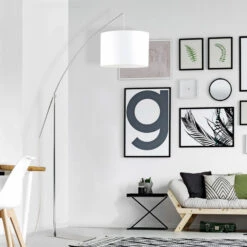 Aluminor Rainbow Lampadaire En Métal, Chromé -EGLO || By Rydens || Lucande Soldes 1065116 2