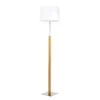 Aluminor Quatro Up Lampadaire Chêne Clair/chromé -EGLO || By Rydens || Lucande Soldes 1065118