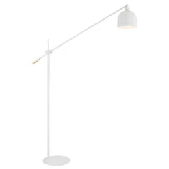 Lampadaire Dessa Réglable, Blanc