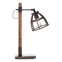 BRILLIANT Lampe à Poser Matrix Avec Abat-jour Cage -EGLO || By Rydens || Lucande Soldes 1509560 3