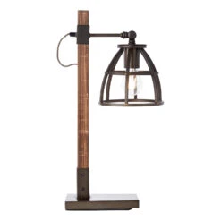 BRILLIANT Lampe à Poser Matrix Avec Abat-jour Cage -EGLO || By Rydens || Lucande Soldes 1509560 5