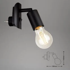 Lampe Sur Prise Batita Retro, IP20, Noire -EGLO || By Rydens || Lucande Soldes 1510742 3