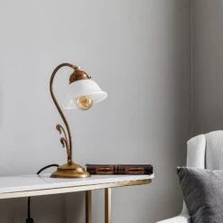 Lampe à Poser Arquée Hannelore -EGLO || By Rydens || Lucande Soldes 1542053 2