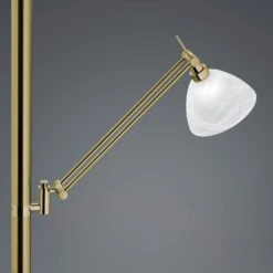Lampadaire LED Findus, à 2 Lampes, Laiton Ancien -EGLO || By Rydens || Lucande Soldes 1554273 3