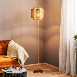 By Rydens By Rydéns Hermine Lampadaire, Laiton