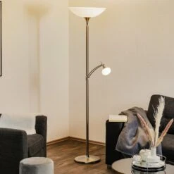 BANKAMP Opera Lampadaire Indirect Nickel