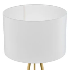 Rothfels Mayralis Lampadaire Tissu Trépied Laiton -EGLO || By Rydens || Lucande Soldes 1575030 4