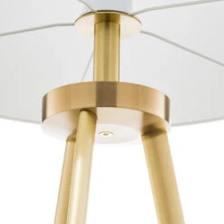 Rothfels Mayralis Lampadaire Tissu Trépied Laiton -EGLO || By Rydens || Lucande Soldes 1575030 6