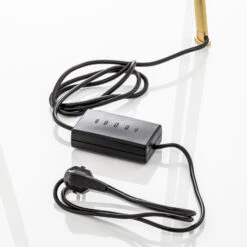 Rothfels Mayralis Lampadaire Tissu Trépied Laiton -EGLO || By Rydens || Lucande Soldes 1575030 7