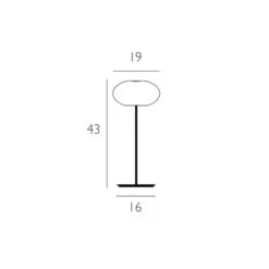 Casablanca Aih Lampe De Table 19 cm Blanc Brillant -EGLO || By Rydens || Lucande Soldes 2000462 2