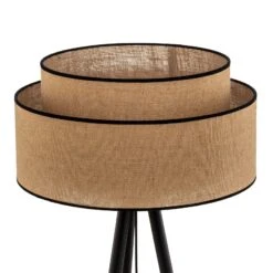 Lampadaire Boho Jute & Black, Hauteur 145cm -EGLO || By Rydens || Lucande Soldes 2616281 4