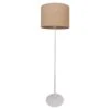 Lampadaire Jute Cylindre, Brun Nature, Haut 145cm -EGLO || By Rydens || Lucande Soldes 2616311