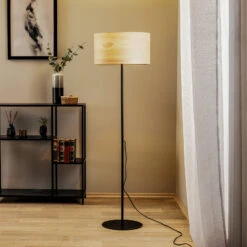 Envolight Veneer Lampadaire Bois De Cœur Frêne