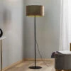 Lampadaire Golden Roller Beige/doré -EGLO || By Rydens || Lucande Soldes 2616439