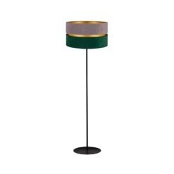 Lampadaire Golden Duo Gris/vert Foncé/doré