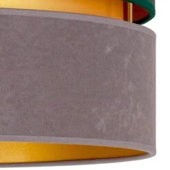 Lampadaire Golden Duo Gris/vert Foncé/doré -EGLO || By Rydens || Lucande Soldes 2616463 4