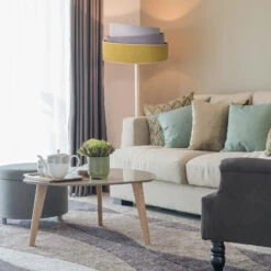 Lampadaire Pastell Trio Jaune/gris/gris Clair -EGLO || By Rydens || Lucande Soldes 2616507 2