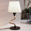 EGLO Lampe à Poser Rampside Corde Et Abat-jour Tissu -EGLO || By Rydens || Lucande Soldes 3032380