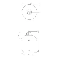 Lampe à Poser Felix, Blanche/dorée -EGLO || By Rydens || Lucande Soldes 3076328 3