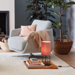 Schöner Wohnen Grace Lampe à Poser Rosée -EGLO || By Rydens || Lucande Soldes 3570025 7