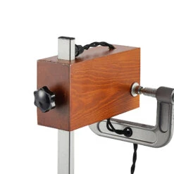 Lindby Asya Lampe à Poser, Bois, Chromée -EGLO || By Rydens || Lucande Soldes 4018312 4