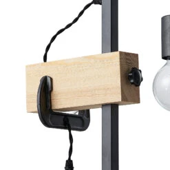 Lindby Asya Lampadaire, Bois, Noir 15 Lindby Asya Lampadaire, Bois, Noir -EGLO || By Rydens || Lucande Soldes 4018317 4