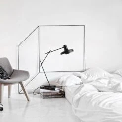 GRUPA Arigato Lampe à Poser, Bras 3 Parties, Noir -EGLO || By Rydens || Lucande Soldes 4028027 4