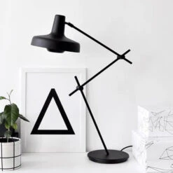 GRUPA Arigato Lampe à Poser, Bras 3 Parties, Noir -EGLO || By Rydens || Lucande Soldes 4028027 6