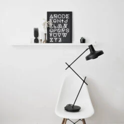 GRUPA Arigato Lampe à Poser, Bras 3 Parties, Noir -EGLO || By Rydens || Lucande Soldes 4028027 7