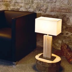 HerzBlut Miss Hilton Chêne Huilé, Nickel 41 cm -EGLO || By Rydens || Lucande Soldes 4543056 2