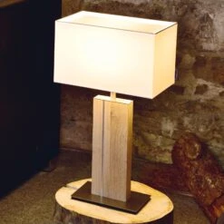 HerzBlut Miss Hilton Chêne Huilé, Nickel 41 cm