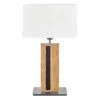HerzBlut Maive Lampe à Poser, Chêne Huilé 56cm -EGLO || By Rydens || Lucande Soldes 4543207
