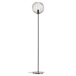 Lampadaire Cumera Noir Avec Un Abat-jour Cage -EGLO || By Rydens || Lucande Soldes 4549191 3