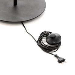 Lampadaire Cumera Noir Avec Un Abat-jour Cage -EGLO || By Rydens || Lucande Soldes 4549191 7