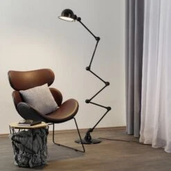 Jieldé Loft D9406 Lampadaire 6x40 cm, Noir