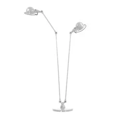 Jieldé Signal SI8380 Lampadaire, 2 Lampes Argenté