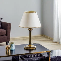 Jupiter Lampe à Poser Birmingham Patinée Ø 32 Cm -EGLO || By Rydens || Lucande Soldes 5254113 2