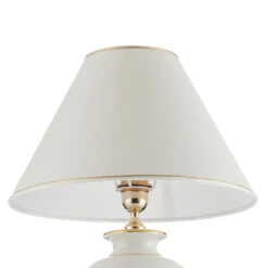 Lampe à Poser Blanche GIARDINO CRACLEE 40 Cm -EGLO || By Rydens || Lucande Soldes 5506934 3