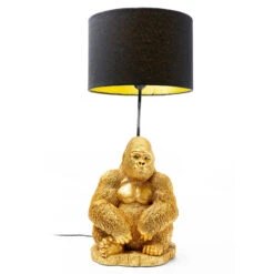 KARE Animal Monkey Gorille Lampe Poser Abat-jour -EGLO || By Rydens || Lucande Soldes 5517801 4