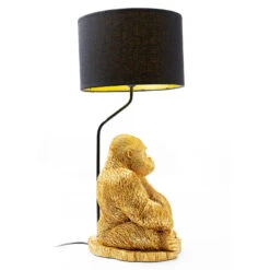 KARE Animal Monkey Gorille Lampe Poser Abat-jour -EGLO || By Rydens || Lucande Soldes 5517801 5