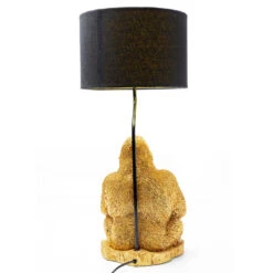 KARE Animal Monkey Gorille Lampe Poser Abat-jour -EGLO || By Rydens || Lucande Soldes 5517801 6