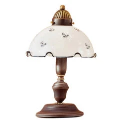 Lampe à Poser Décorative Nonna Blanc Bleu