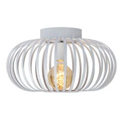 Plafonnier Cage Manuela, Ø 40 cm, Blanc 8 Plafonnier Cage Manuela, Ø 40 cm, Blanc -EGLO || By Rydens || Lucande Soldes 6055413 2